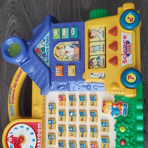 VTECH Little Smart EXPLORE MY SCHOOL Learn with me Toy - Picture 4 of 6